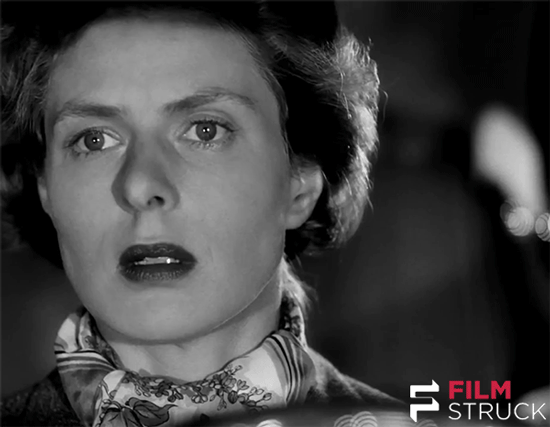 Ingrid Bergman GIF by FilmStruck - Find & Share on GIPHY