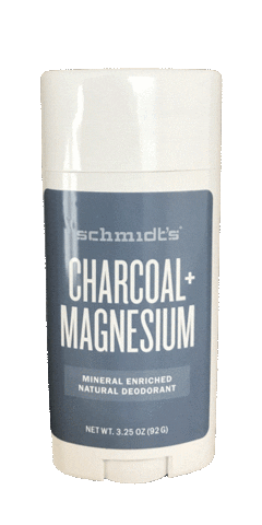 Charcoal Magnesium Sticker by Schmidt's Naturals