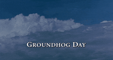 Groundhog Day Title GIF by reactionseditor