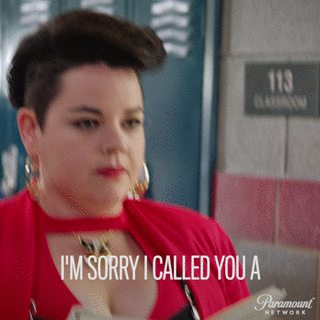 sorry paramount network GIF by Heathers