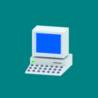 Blue Screen 3D GIF by myles.