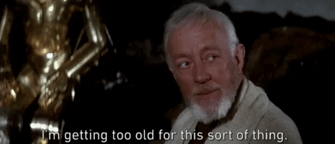 Im Getting Too Old For This Episode 4 GIF by Star Wars - Find & Share on GIPHY