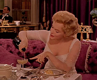 Marilyn Monroe Drinking GIF - Find & Share on GIPHY