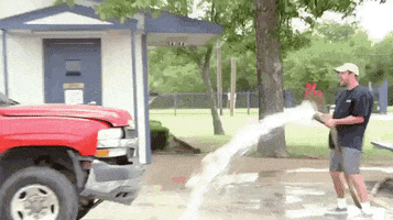 car wash spray GIF by The Ed Bassmaster Show