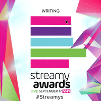 streamys writing GIF by The Streamy Awards