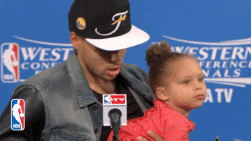 Tired Stephen Curry GIF by NBA