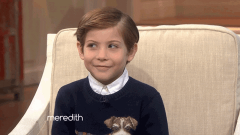 jacob tremblay flirt GIF by The Meredith Vieira Show
