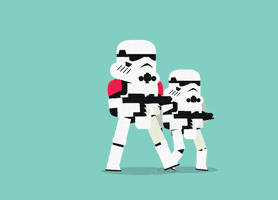star wars animation GIF by Fran Solo