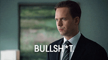 mike ross bullshit GIF by Suits