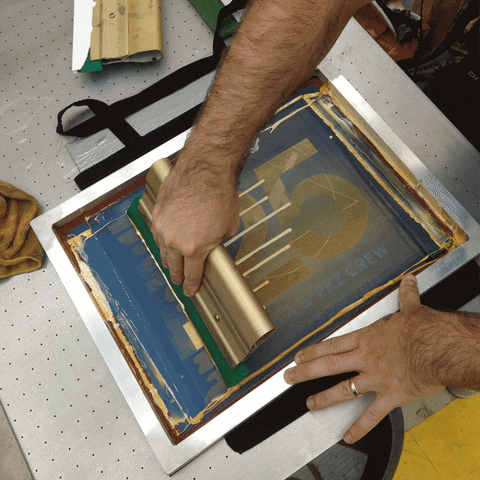 hamelaha screen printing GIF