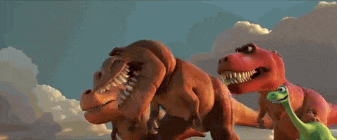 Disney Screaming GIF by The Good Dinosaur