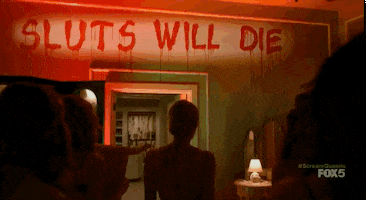 premiere sluts will die GIF by ScreamQueens