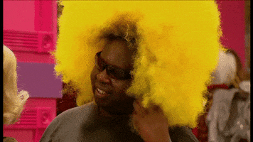 happy afro GIF by RuPaul's Drag Race