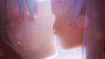 kuro kissing yuri kuro prisma illya GIF