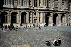 paris fashion week laughing GIF by Clint Spaulding