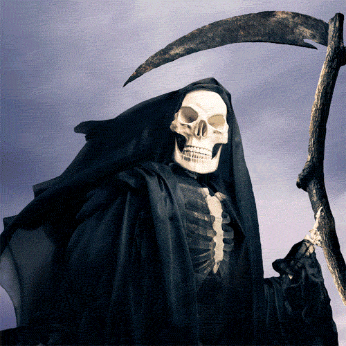 Weird Grim Reaper GIF by Lance Ford - Find & Share on GIPHY
