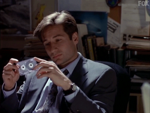 Listen David Duchovny GIF by The X-Files - Find & Share on GIPHY