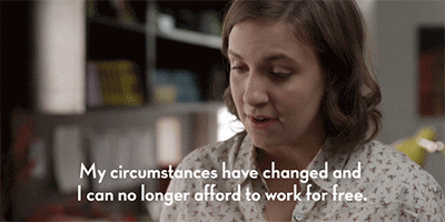senior year of college poor lena dunham GIF by Girls on HBO