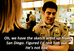 tg leo veronica mars deputy leo leo d'amato GIF