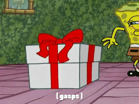 spongebob dancing gif christmas