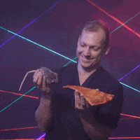 pizza rat GIF by GIPHY Yearbook 2015