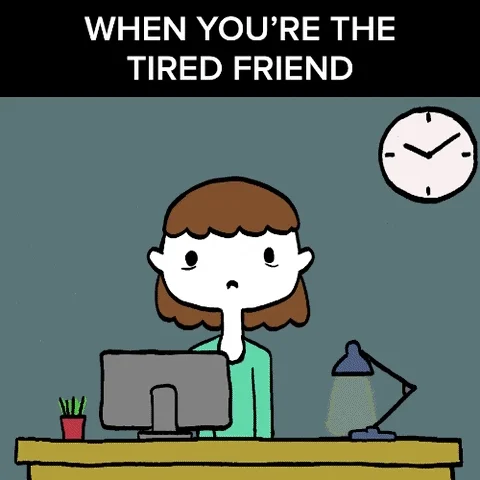 tired buzzfeed animation GIF