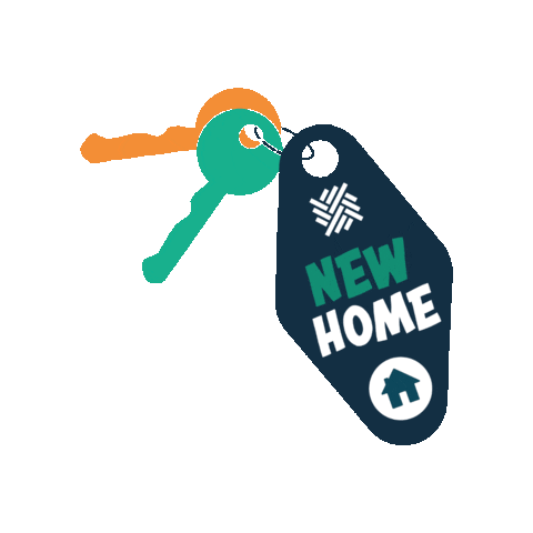 Closing Welcome Home Sticker by Ruoff Mortgage