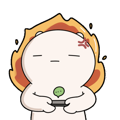 Angry Typing Sticker