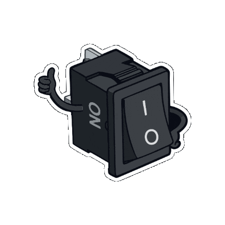Switch Thumbs Up Sticker by Wuerth Elektronik Group