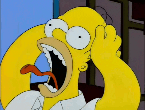 Giphy - Screaming Homer Simpson GIF
