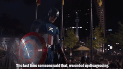 Giphy - Disagree Captain America GIF by Leroy Patterson