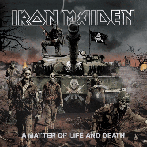 a matter of life and death eddie GIF by Iron Maiden