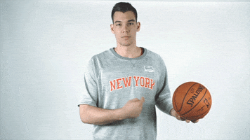 New York Knicks Heart GIF by NBA