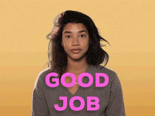 Thumbs Up Good Job Gif By Hannah Bronfman  - Find &Amp; Share On Giphy