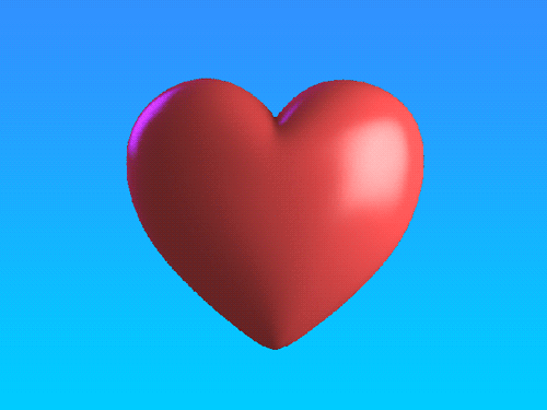  love reaction heart emoji gradient GIF