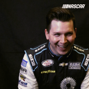 brennan poole laughing GIF by NASCAR