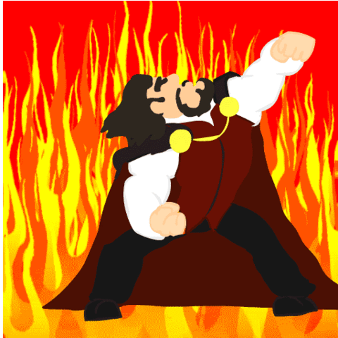 bossclaw batmonoflames GIF