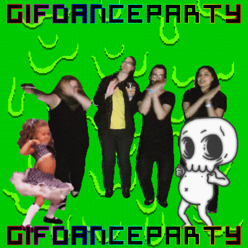 gif_dance_party gif dance party museum of the moving image gif elevator GIF
