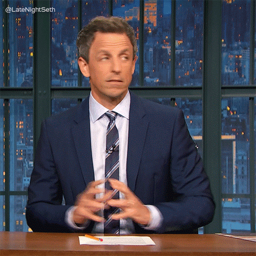 Looking Seth Meyers GIF by Late Night with Seth Meyers