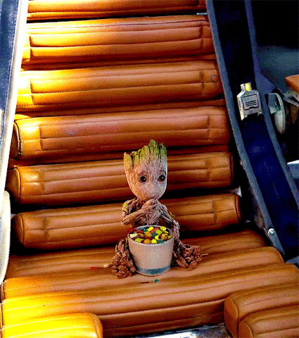 movieclips eating guardians of the galaxy groot baby groot GIF