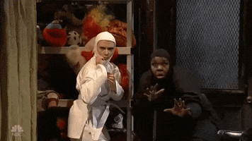 scarlett johansson ninja GIF by Saturday Night Live