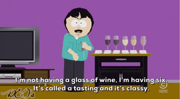 ctrexpope south park randy marsh wine tasting GIF