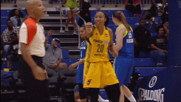 excited dallas wings GIF by WNBA