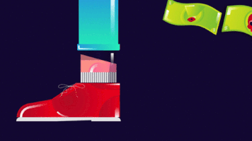 super77tv animation cash break bam GIF