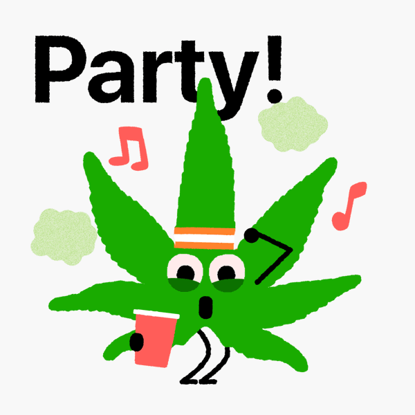 Party Weed GIF by Mauro Gatti