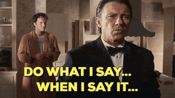 Do What I Say When I Say It Pulp Fiction GIF by MIRAMAX
