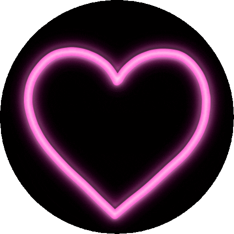 pics Neon Broken Heart Gif heart beat love sticker by