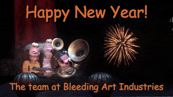 happy new year animation GIF by Bleeding Art Industries