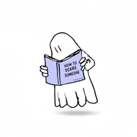 book ghost GIF by Omer