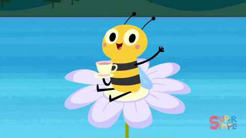 Honey Bee Hello GIF by Super Simple - Find & Share on GIPHY